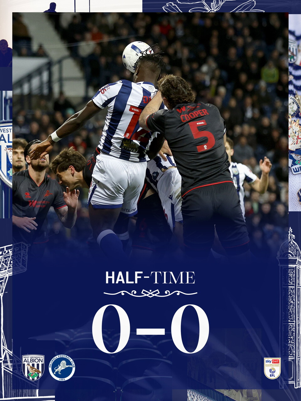 West Brom 0-0 Millwall