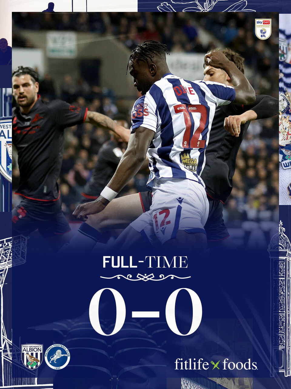 West Brom 0-0 Millwall