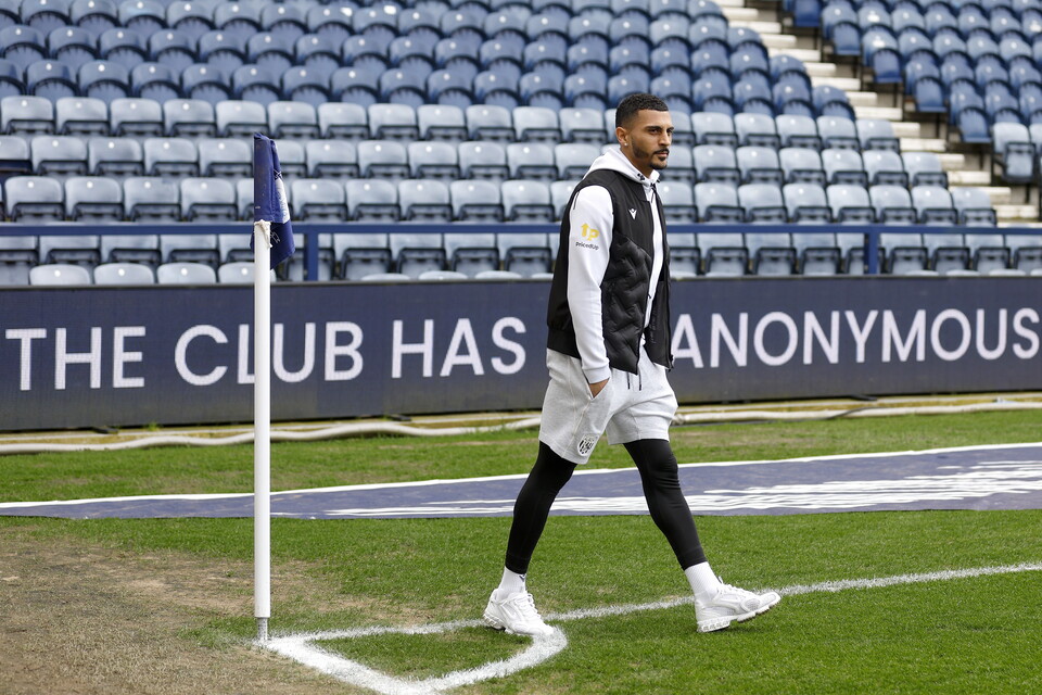 Karlan Grant arrives at Preston