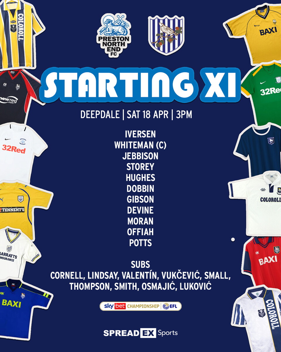 Preston's line-up
