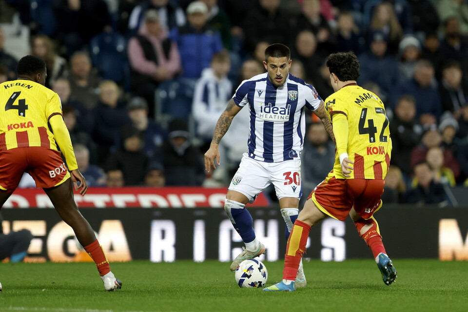 Danny Imray against Watford
