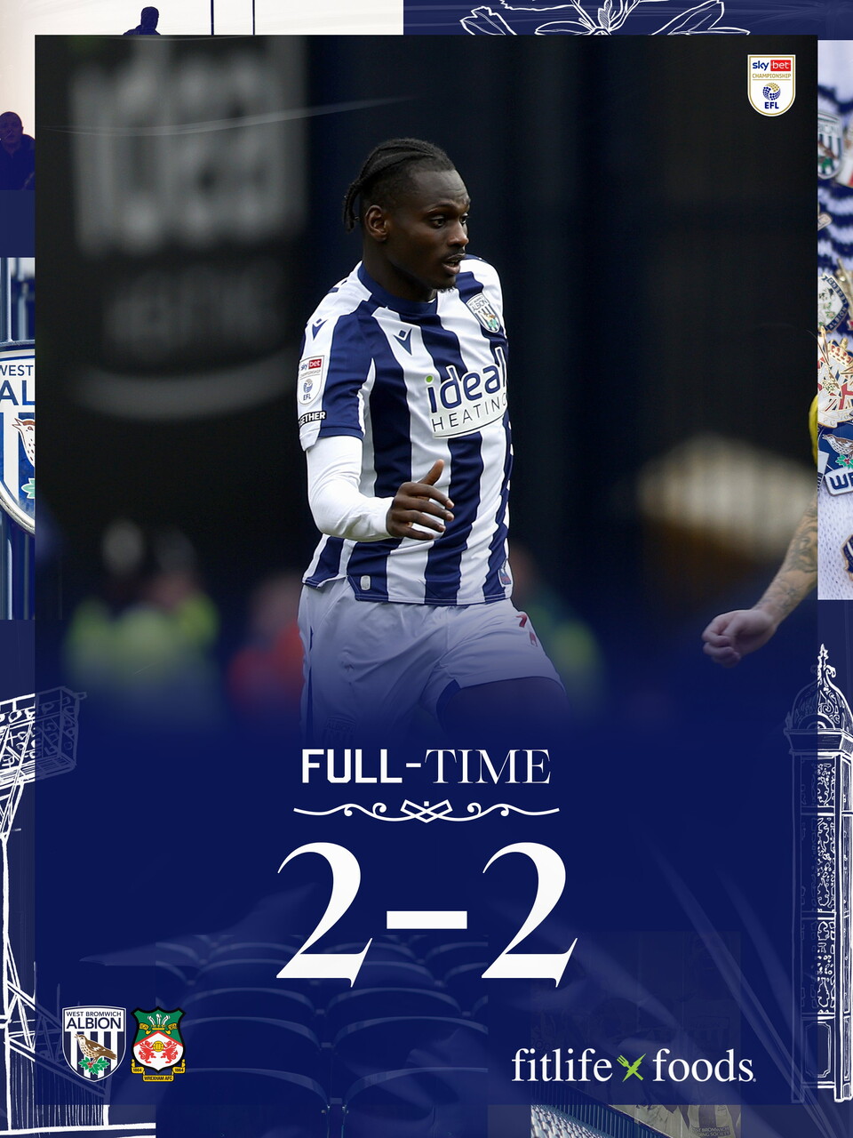 West Brom 2-2 Wrexham