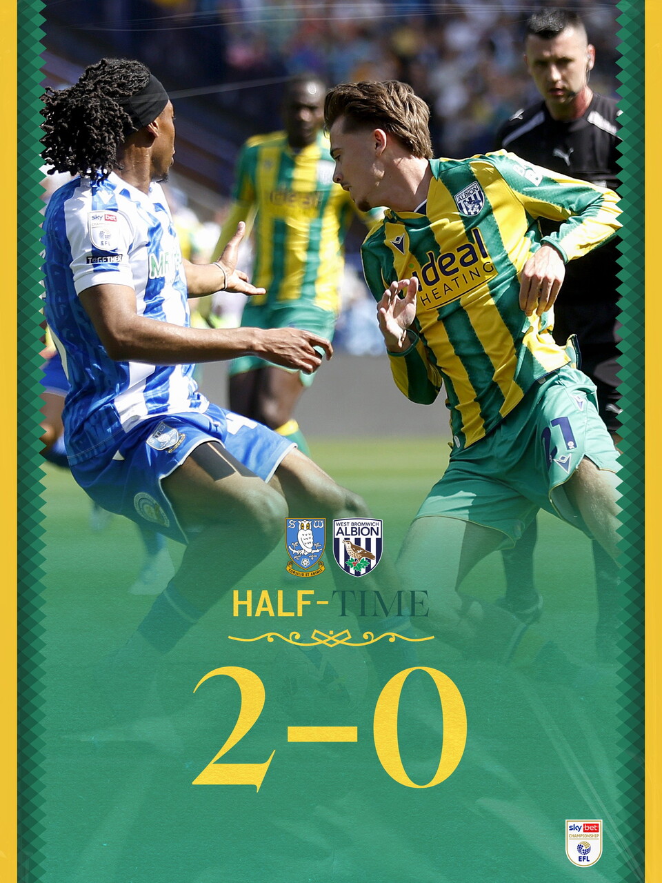 Sheffield Wednesday 2-0 West Brom