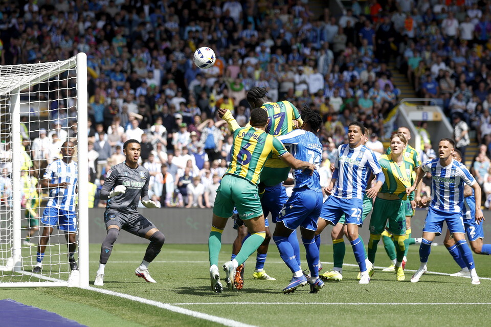 Albion in action against Sheffield Wednesday.