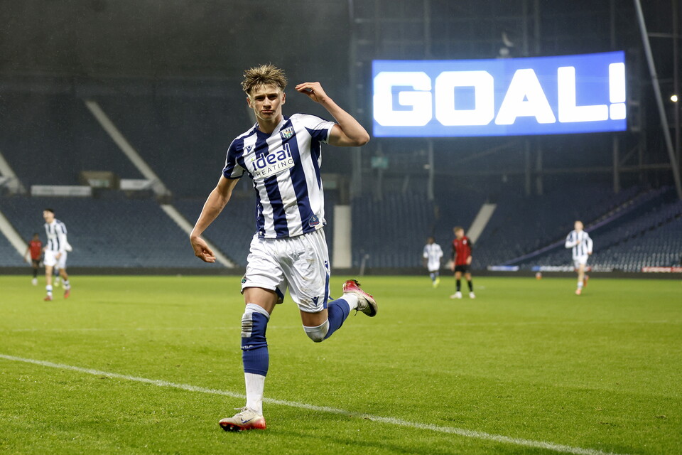 Harry French vs AFC Bournemouth in the FA Youth Cup.