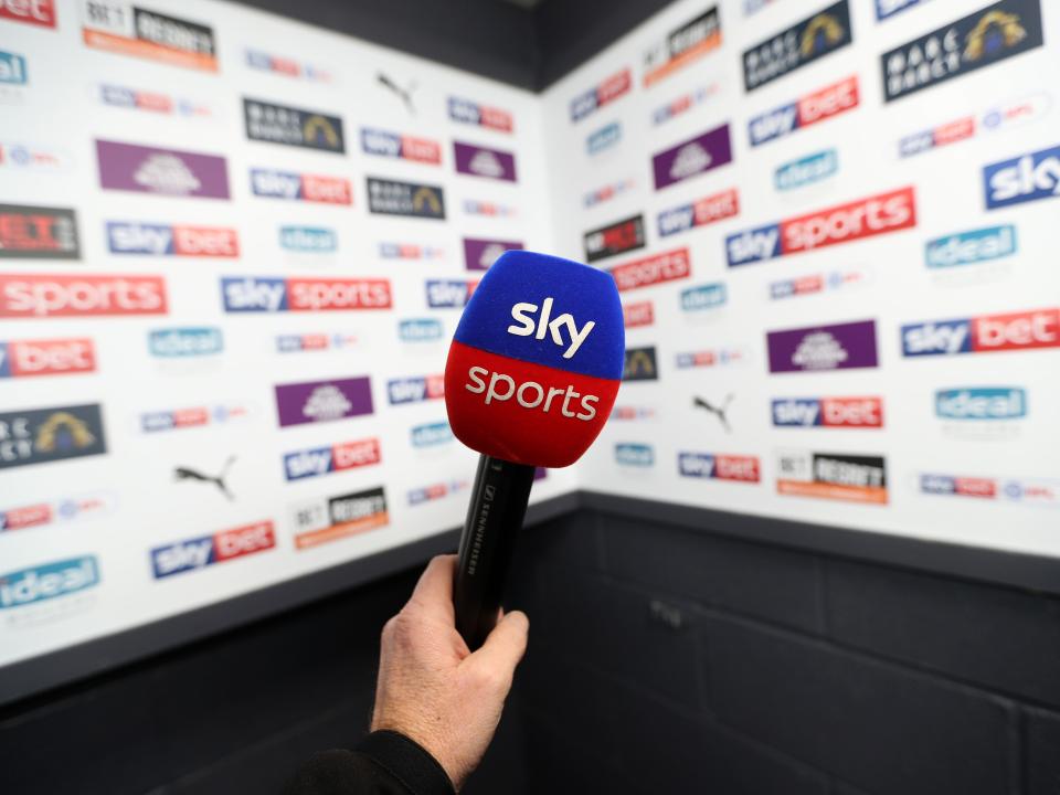 Interview Areas before a televised game