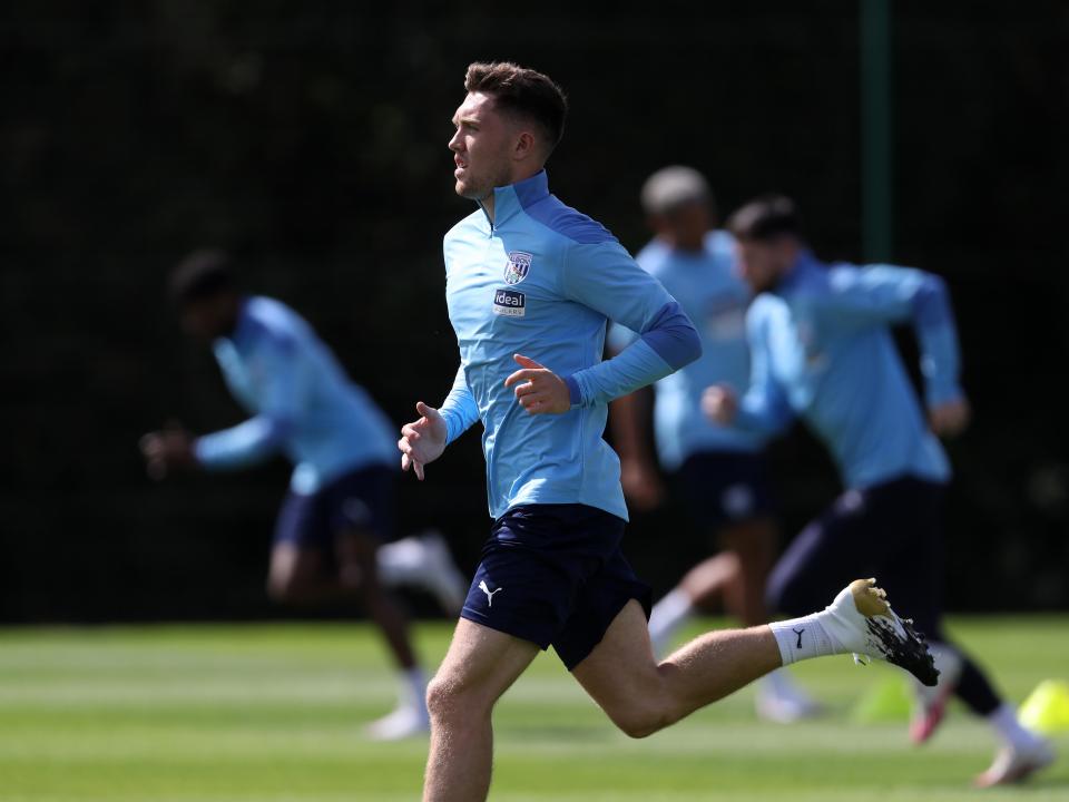 Dara O'Shea works hard in the first week of pre-season