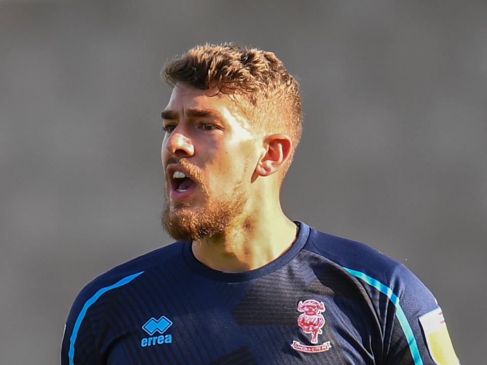 Alex Palmer in action for Lincoln