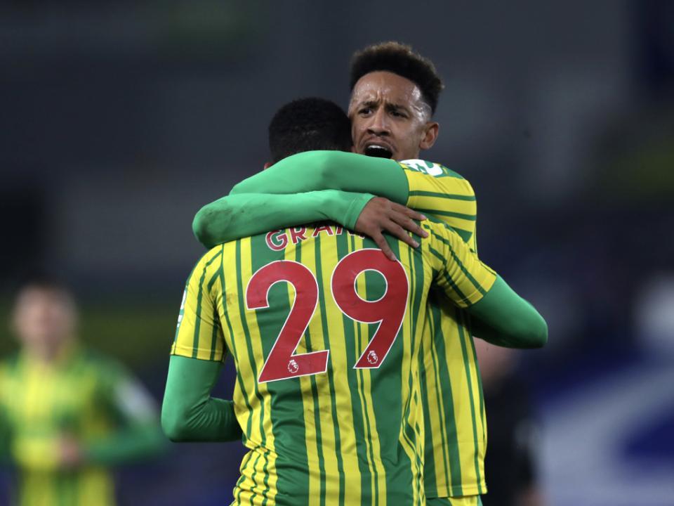 Karlan Grant and Callum Robinson