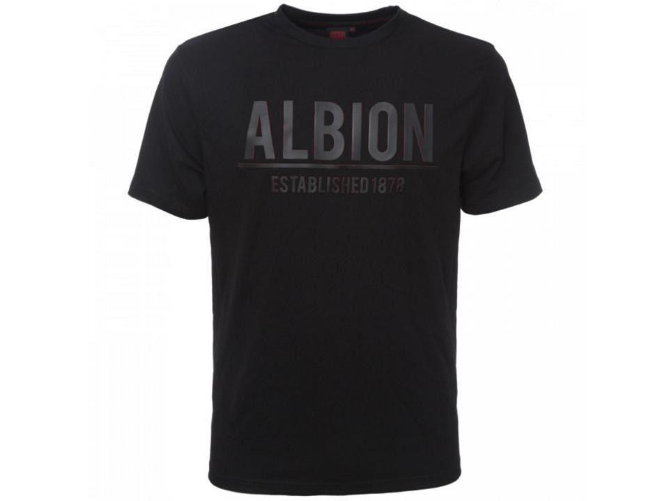 Black Stacker Print T-Shirt