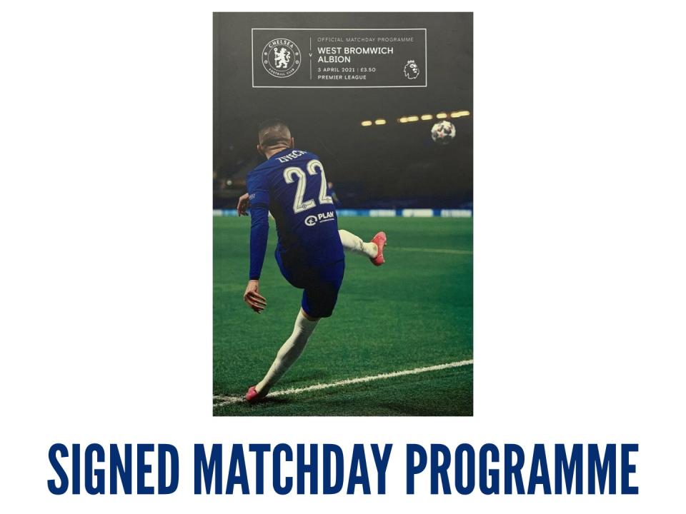 Chelsea v WBA Matchday Programme 