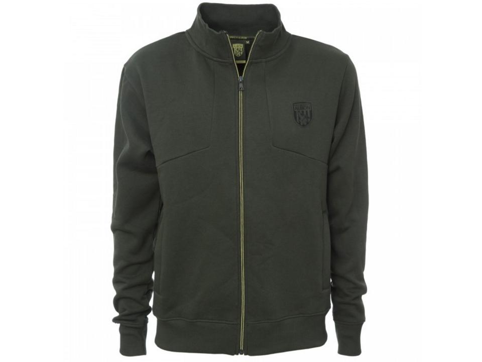 Funnel Neck Zip Through Jacket - Olive