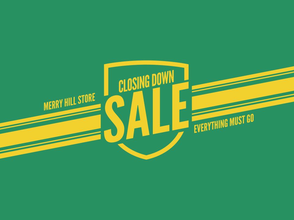 Merry Hill Closing Down Sale