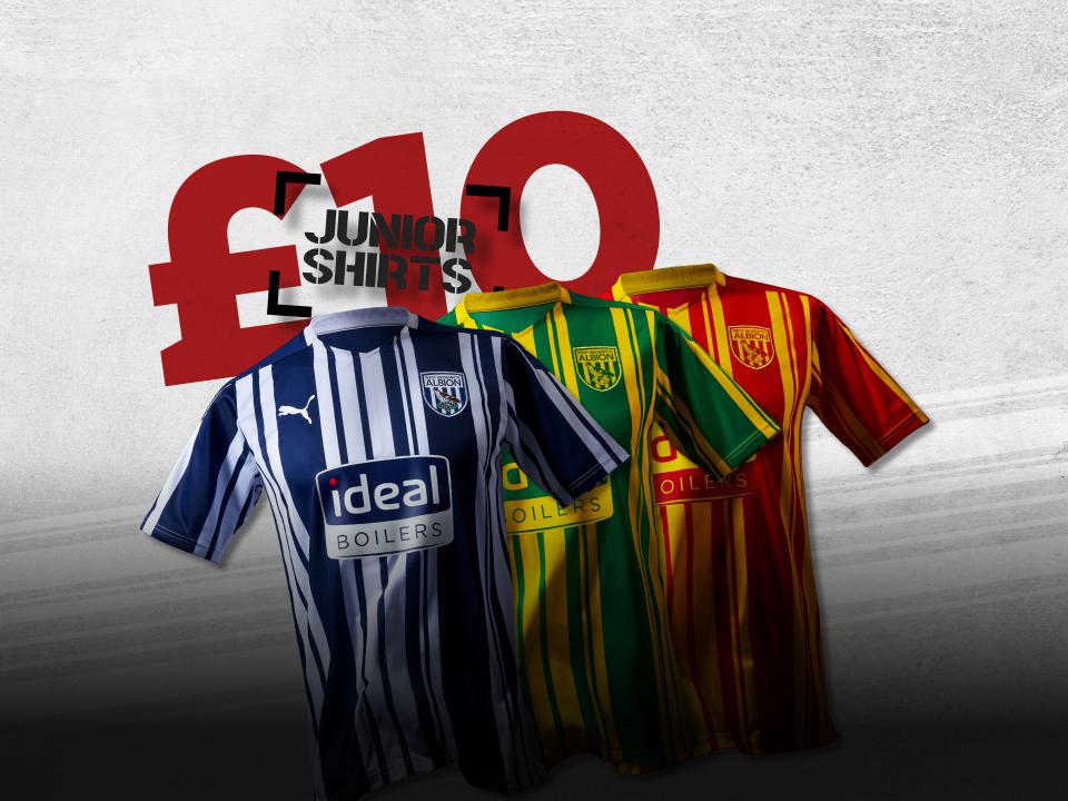20/21 Junior Replica Shirts now £10
