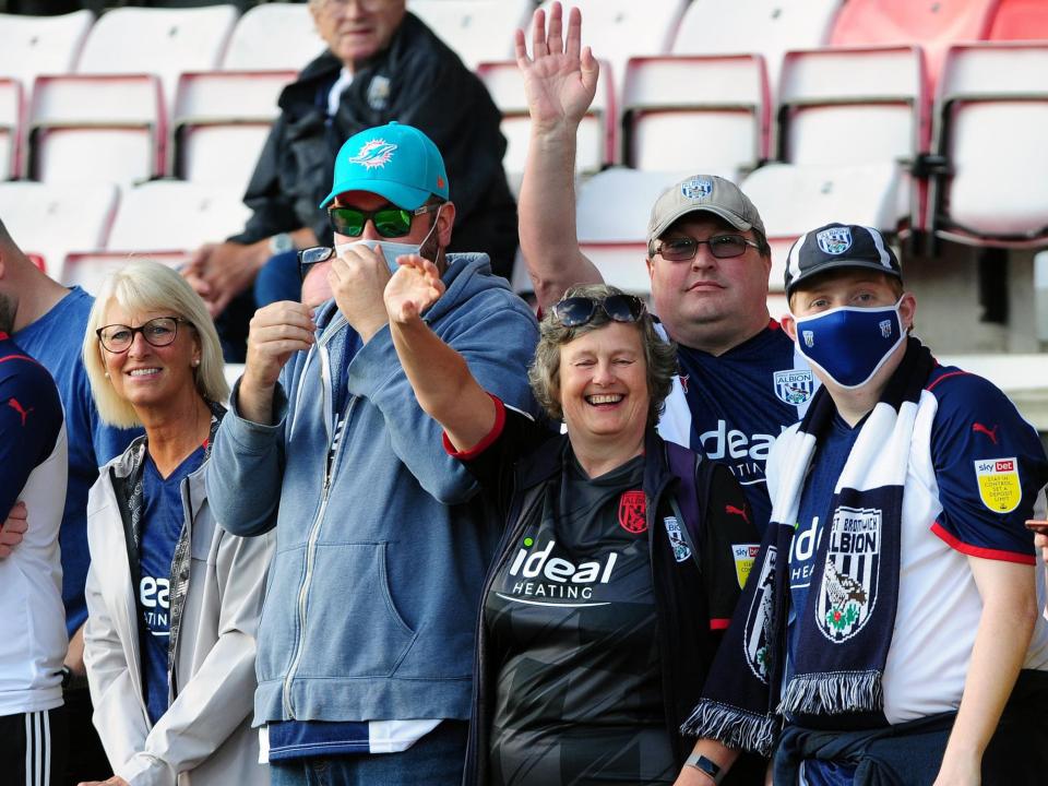 Gallery: Baggies fans at Bournemouth | West Bromwich Albion