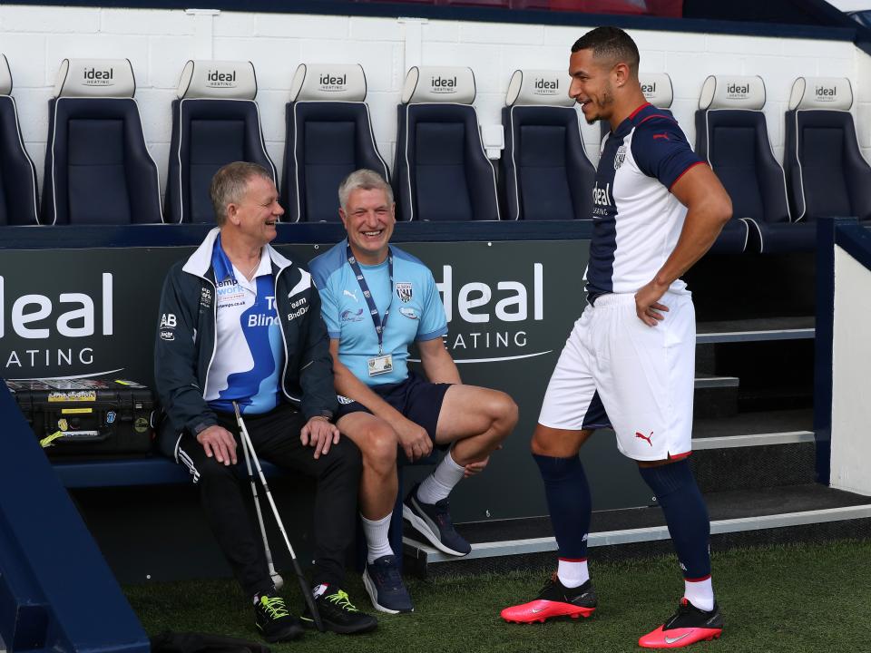 Behind the scenes at Albion's photoshoot