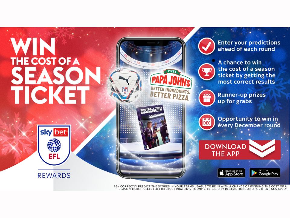 EFL REWARDS DECEMBER