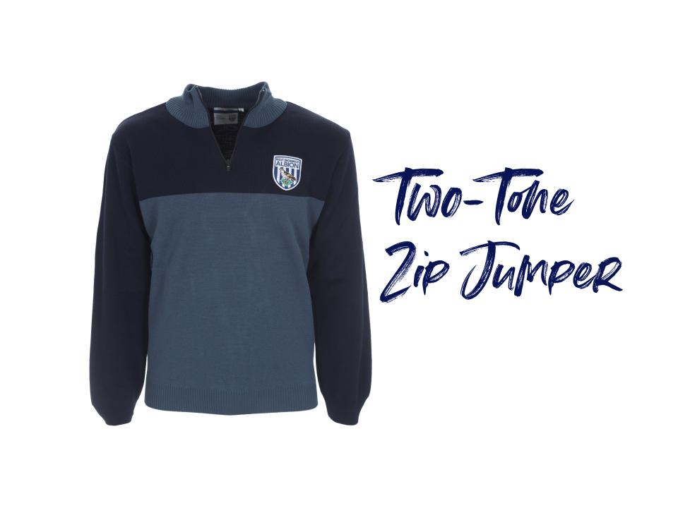 Two Tone Zip Jumper