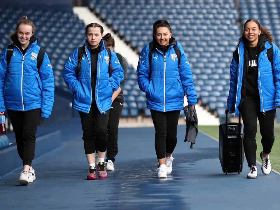 Albion Women marked their first-ever game at The Hawthorns with a win on Sunday afternoon – beating Derby County 2-0 in front of 1,871 supporters