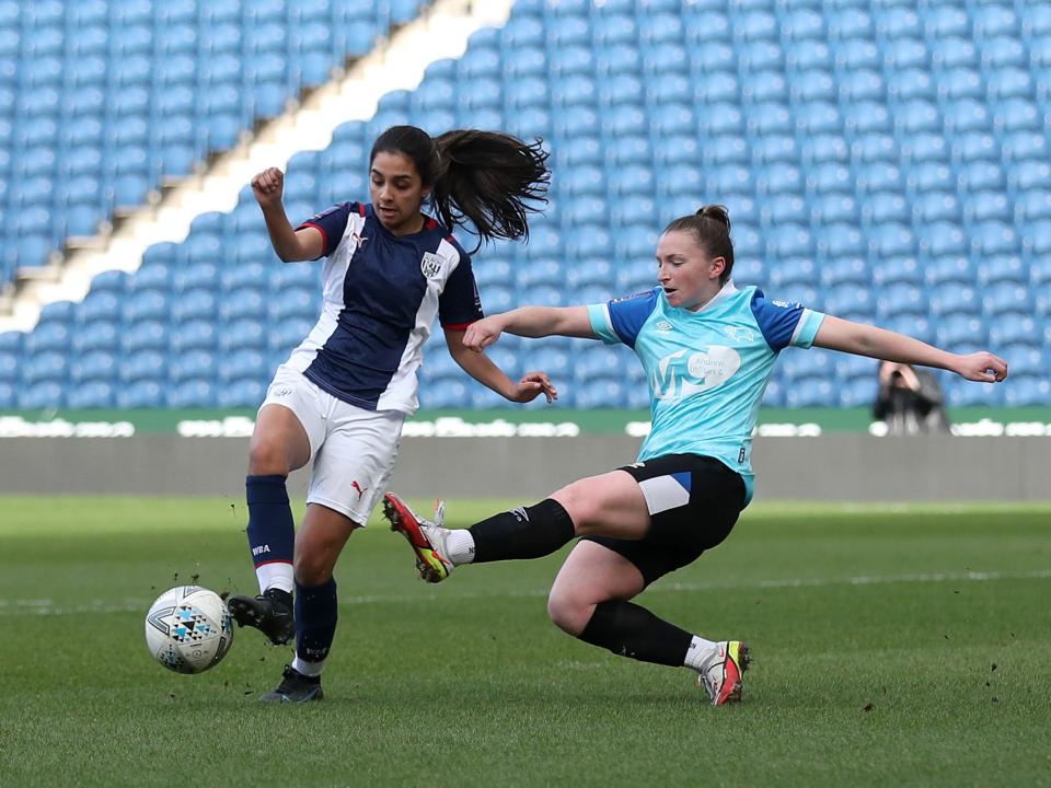 Albion Women marked their first-ever game at The Hawthorns with a win on Sunday afternoon – beating Derby County 2-0 in front of 1,871 supporters