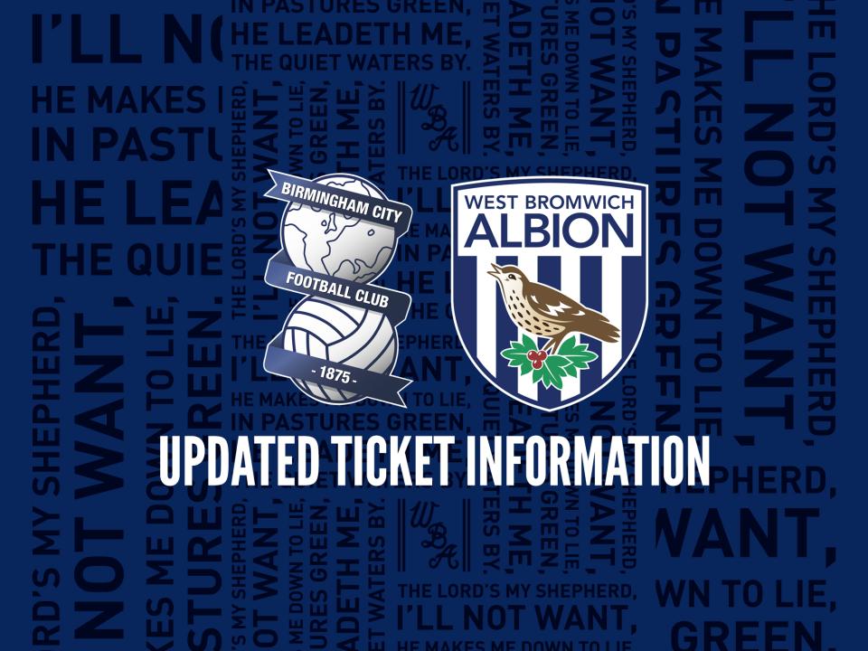 Blues updated ticket info