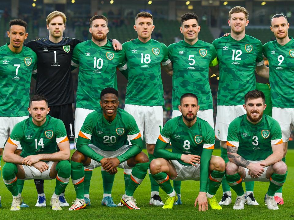 Ireland ahead of their game with Lithuania.