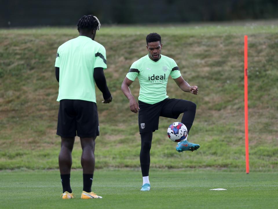 Albion players in pre-season training.