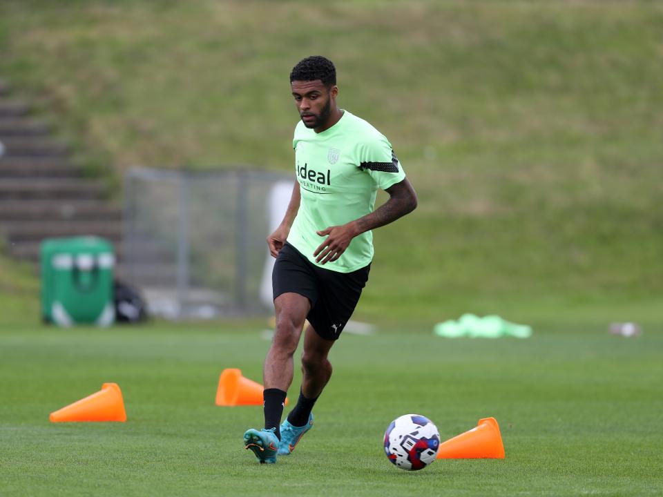 Albion players in pre-season training.