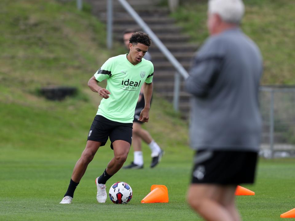 Albion players in pre-season training.