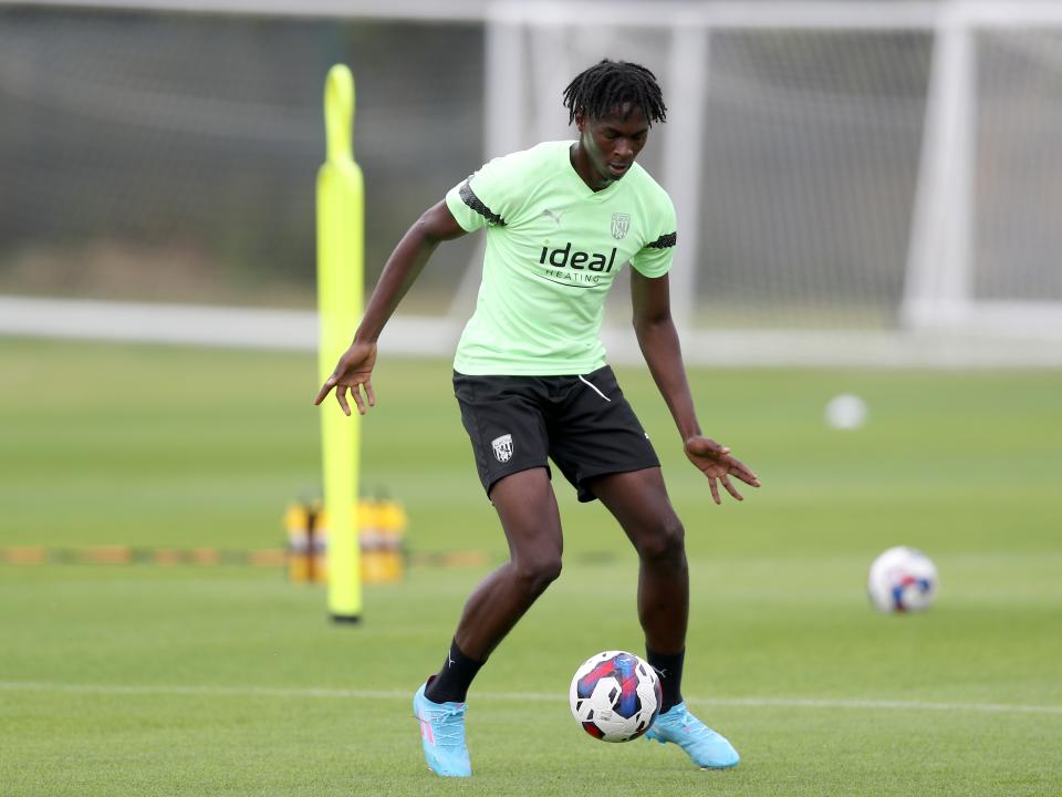 Albion players in pre-season training.