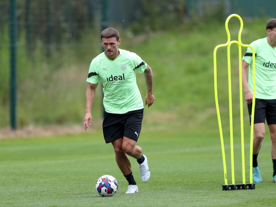 Albion players in pre-season training.