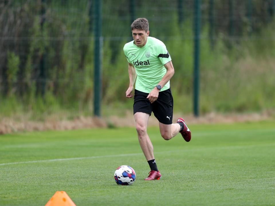 Albion players in pre-season training.
