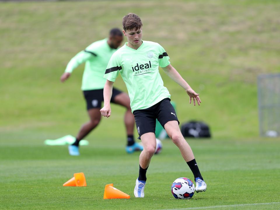 Albion players in pre-season training.