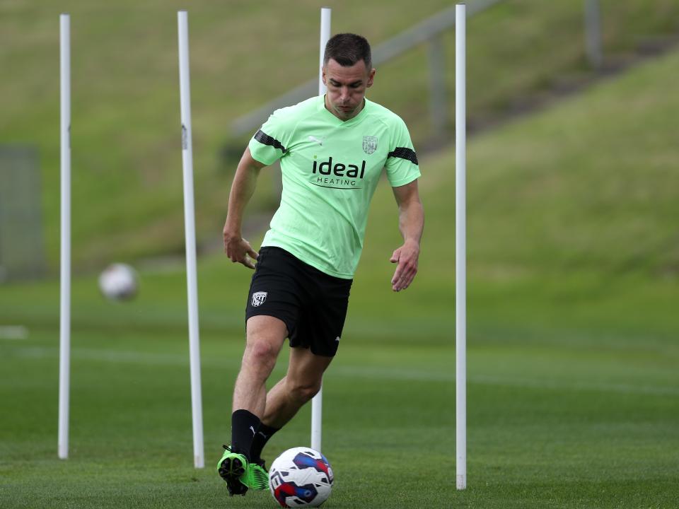 Albion players in pre-season training.