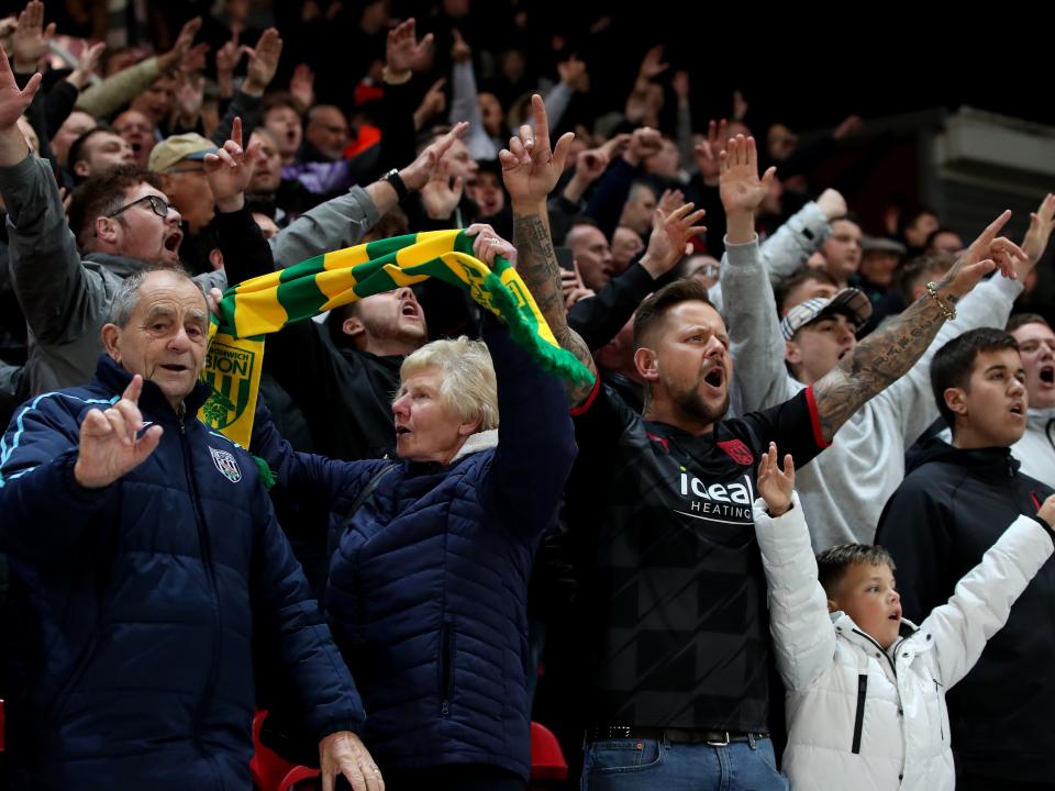 West Bromwich Albion fans