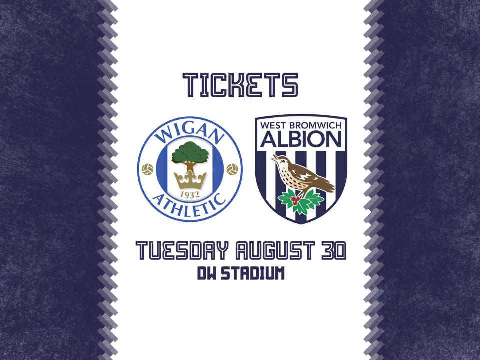 Tickets are now on sale for Albion's trip to Wigan