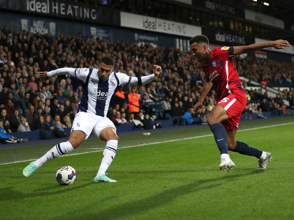 Karlan Grant in action against Blues