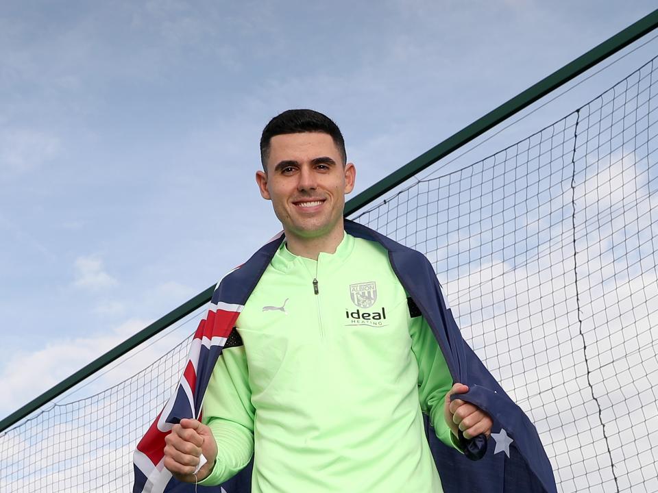 Tom Rogic in Albion training gear