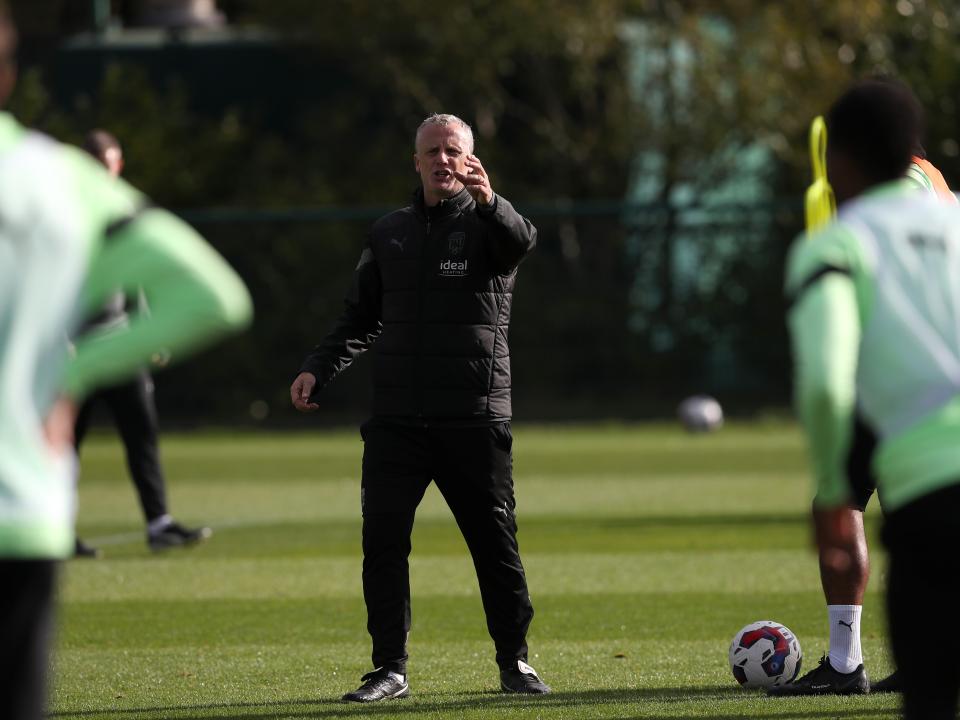 Richard Beale during Albion training