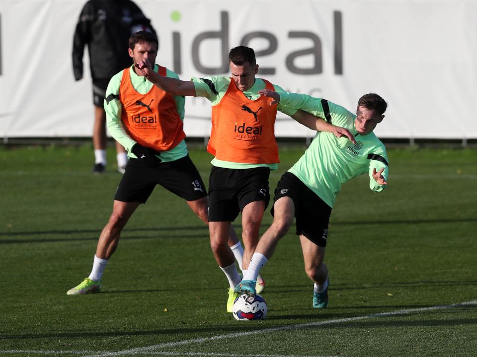 Jed Wallace in Albion training.