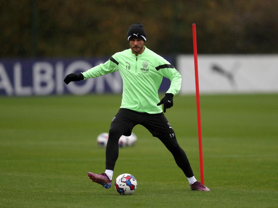 John Swift during Albion training.