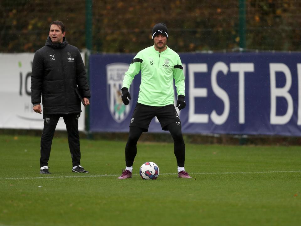 John Swift during Albion training.