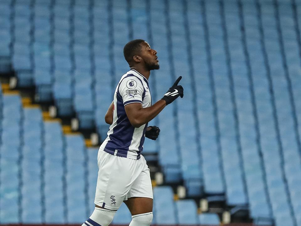 Jovan Malcolm celebrates scoring for Albion's PL2 side