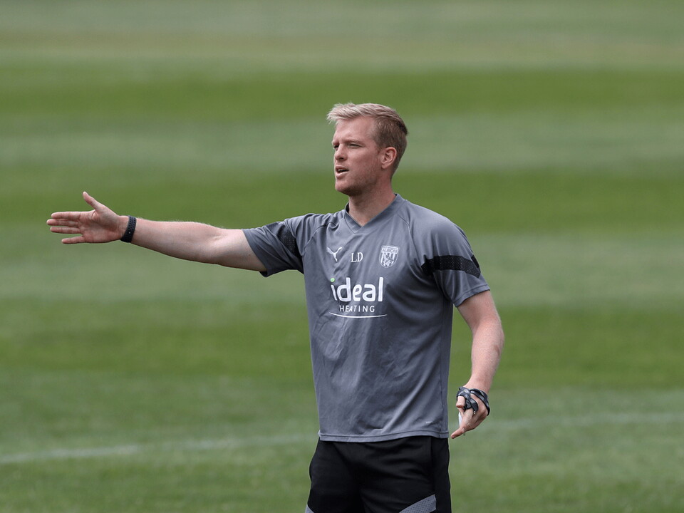 An image of Albion Under-18 boss Leigh Downing
