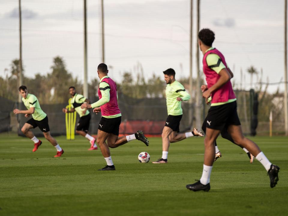 Spain training 18
