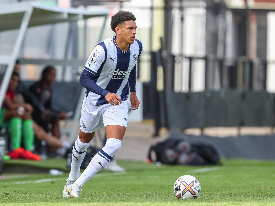 Ethan Ingram in PL Cup action for Albion's U21s against Watford