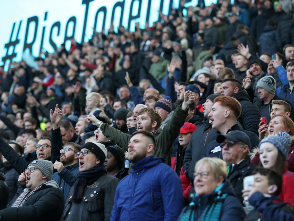 An image of Albion supporters