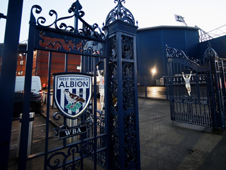 The Hawthorns gates on the Birmingham Road