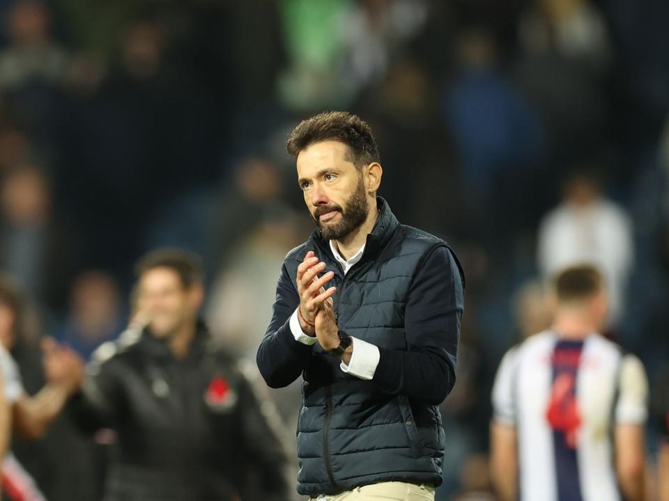 Carlos Corberán applauds WBA fans