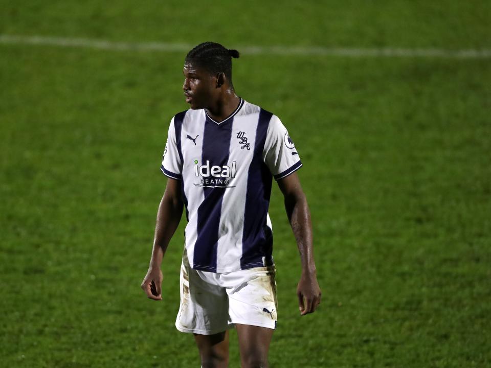 Aaron Harper-Bailey in action for Albion's PL2 side v Stoke City